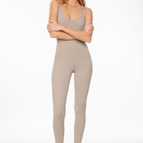 Dynamite Beige Sleeveless Jumpsuit - Picture 1 of 4